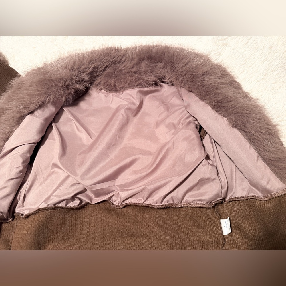 NWOT Faux Fur Streetwear Jacket - Picture 11 of 13